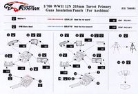 FlyHawk: IJN 203mm Turret Primary Guns Insulation Panels