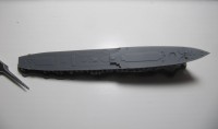 Zerstörer HMS AgincourtRumpf