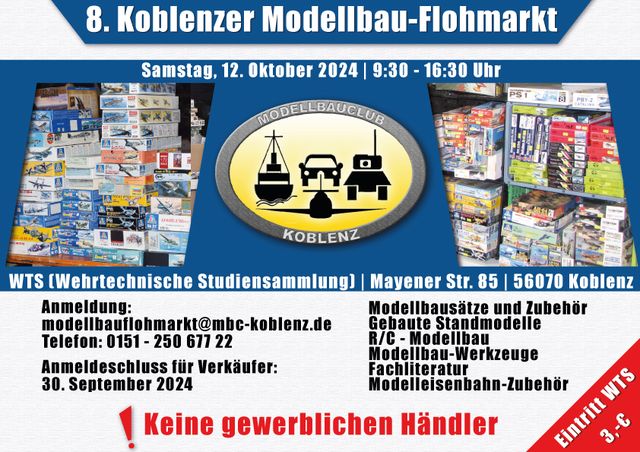 8. Koblenzer Modellbau-Flohmarkt 2024