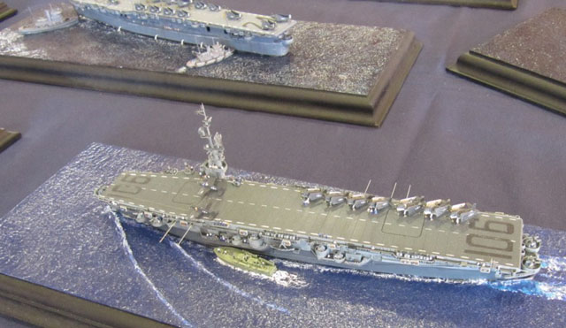 Geleitträger USS Block Island, der 2018 in Laupheim ausgestellt wurde
