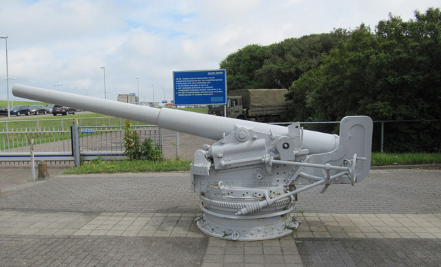 Krupp-Geschütz im Marinemuseum Den Helder