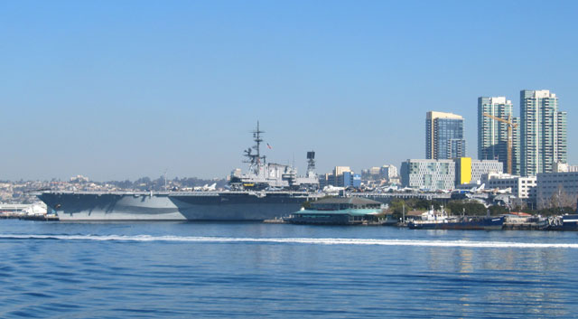 Flugzeugträger USS Midway in San Diego