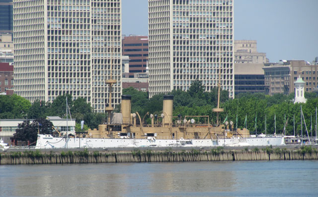 Geschützter Kreuzer USS Olympia in Philadelphia