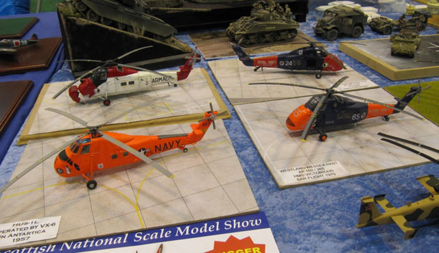 Scale ModelWorld 2016 in Telford: Sikorsky S-58 und Westland Wessex