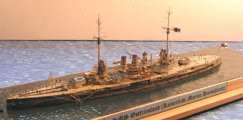 Deutsches Schlachtschiff SMS Ostfriesland (1/700) von Bernd Villhauer