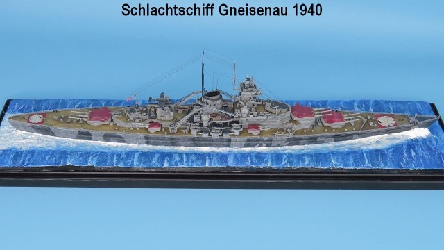 Schlachtschiff Gneisenau (1/700)
