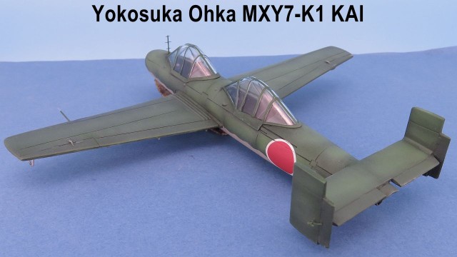 Schulflugzeug Yokosuka MXY-7 Ōka Modell 43 K-1 Kai Wakazakura (1/48)
