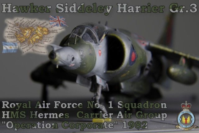 Kampfflugzeug Hawker Siddeley Harrier Gr.3 (1/72)
