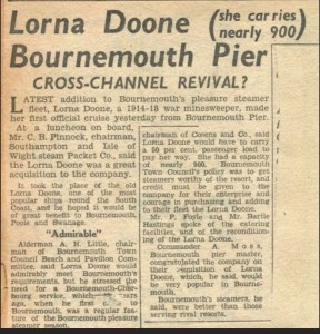 Raddampfer Lorna Doone (1/700)