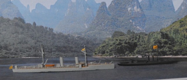 Chinesischer Zerstörer Chien Kang und Torpedoboot Hu Peng (1/700)