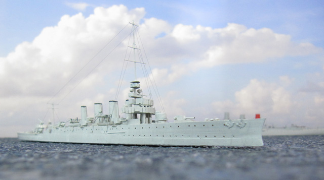 Britischer Leichter Kreuzer HMS Chester (1/700)