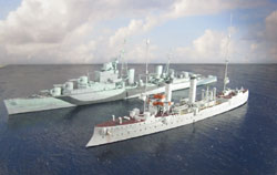 SMS Frauenlob und HMS Sirious