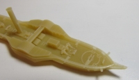 Schaufelradkorvette Hekla Rumpf (1/700)