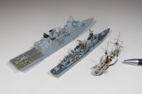 Schaufelradkorvette Hekla und Fregatten Peder Skram und Niels Juel (1/700)