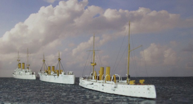 Geschützte Kreuzer USS Raleigh, USS Baltimore und USS Olympia (1/700)