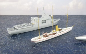 Kreuzer Restaurador und Patrouillenschiff Meteoro (1/700)