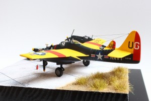 Drohnenkontrollflugzeug Grumman F7F-2D Tigercat (1/144)