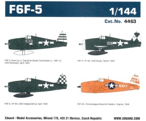Drohne Grumman F6F-5K Hellcat (1/144)