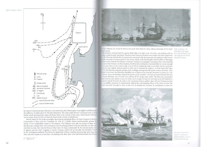 The Naval War of the Pacific Beispielseite Schlacht von Angamos