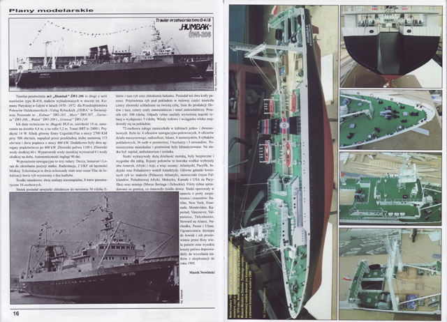 Modelarstwo okrętowe (MO 61) Beispielseite