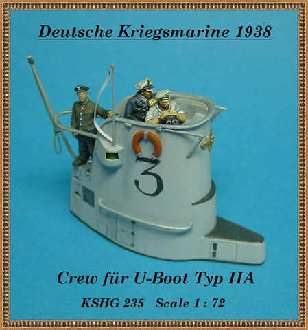 Hecker & Goros: Turm Besatzung für Kriegsmarine U-Boot Typ IIA 1938