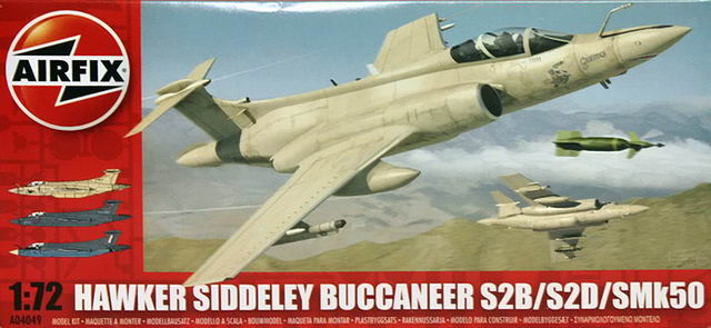 Airfix: Hawker Siddeley Buccaneer S2B/S2D/SMK50 1/72