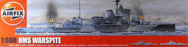 Airfix: Schlachtschiff HMS Warspite (1/600)