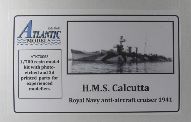 Flugabwehrkreuzer HMS Calcutta Deckelbild