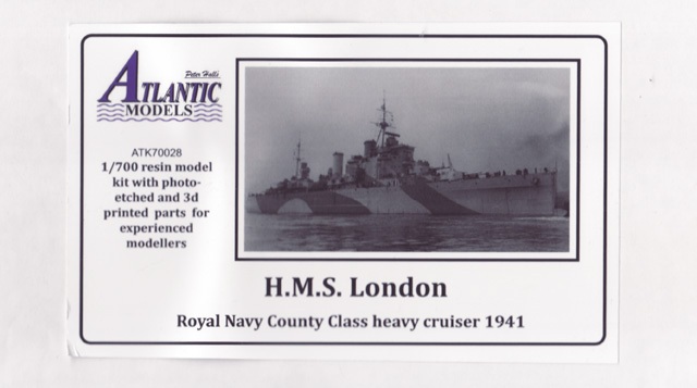 Schwerer Kreuzer HMS London Deckelbild