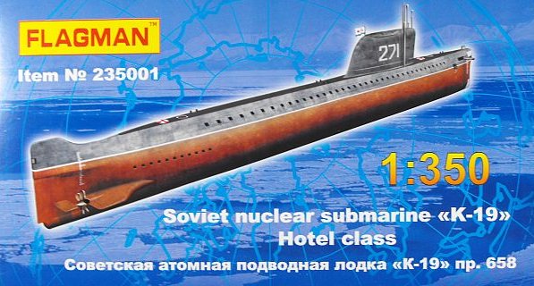 Flagman: K-19, sowjetisches Atom-U-Boot der Hotel-Klasse, 1/350