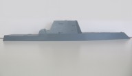 USS Zumwalt Rumpf