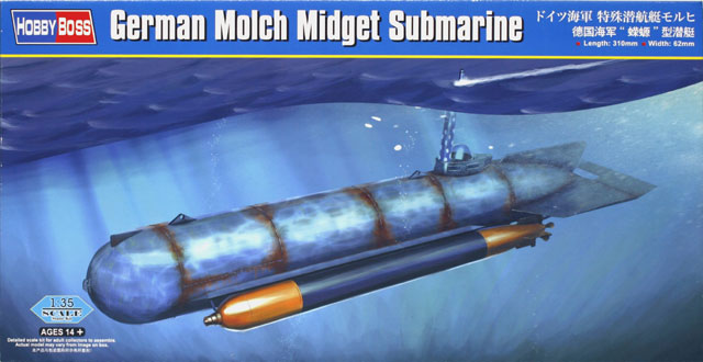 Kleinst-U-Boot Molch Deckelbild