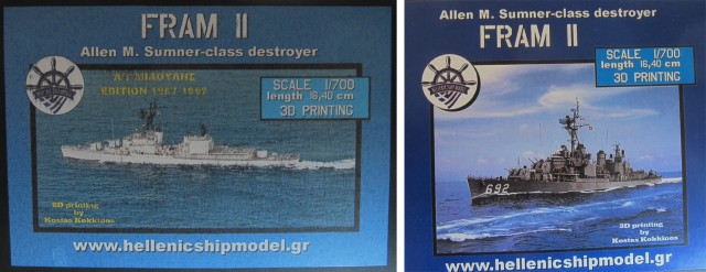 Zerstörer der Allen M. Sumner-Klasse (FRAM 2) und Zerstörer Miaoulis Deckelbild Deckelbild