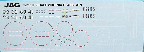 JAG: Atomkreuzer USS Virginia CGN-38 1/700