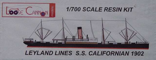 Loose Cannon: SS Californian 1/700
