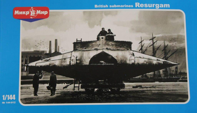 Britisches U-Boot Resurgam (1/144)