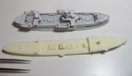 Torpedokanonenboot Almirante Lynch, Rumpf, Vergleich mit Panzerschiff Almirante Cochrane