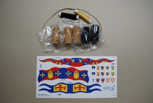 spanische Galeone Garn, Flaggen