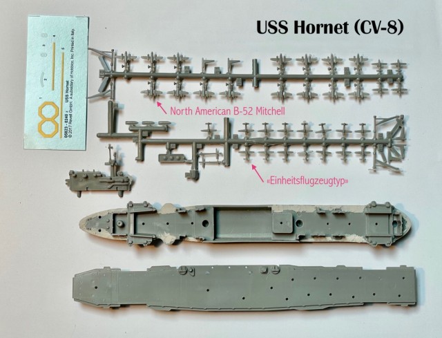 USS Hornet Teile