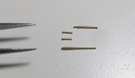 Kreuzer Yasoshima gedrehte Messingteile für 12-cm-Geschütze