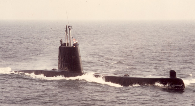 Dänisches U-Boot Springeren (oder Spækhuggeren) 1985