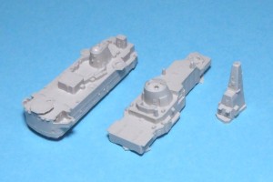 Lenkwaffenzerstörer HMS Glamorgan Aufbauten