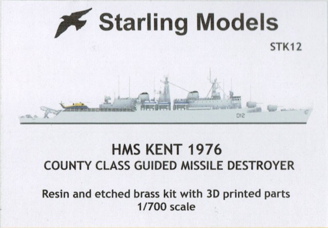 Zerstörer HMS Kent Deckelbild