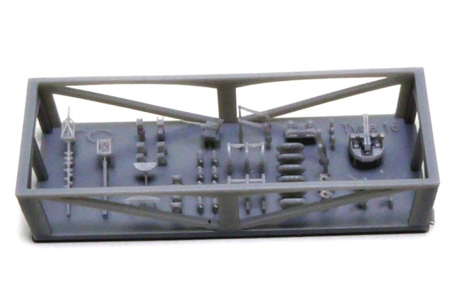 Fregatte des Typs 16 3D-gedruckte Teile