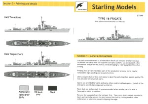 Fregatte des Typs 16 Anleitung