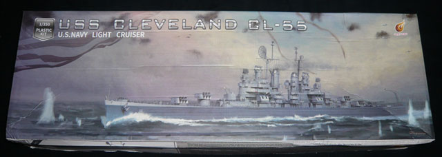 Leichter Kreuzer USS Cleveland Schachteldeckel
