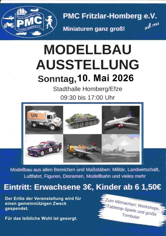 Modellbauausstellung des PMC Fritzlar-Homberg