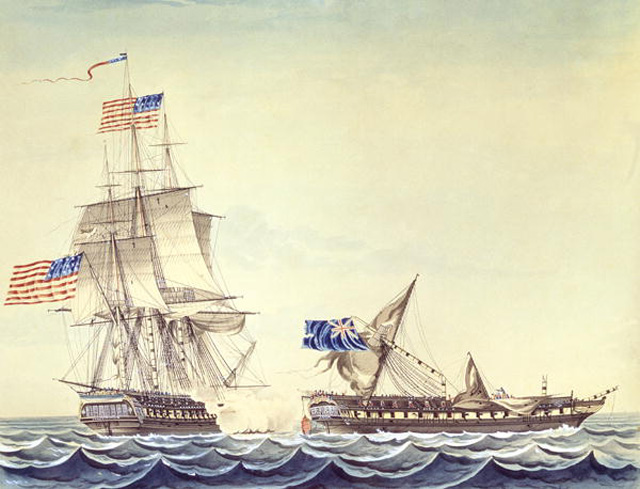 USS Constitution vs. HMS Java