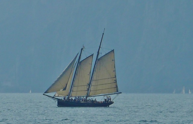 Zweimaster auf dem Gardasee (Foto Thomas Träger)