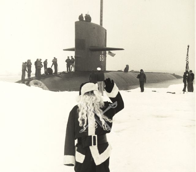 USS Queenfish am Nordpol, ca. 1970